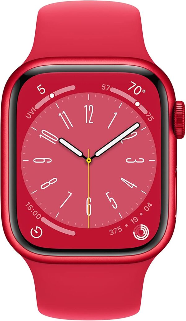 Apple Watch Series 8 [GPS + Cellular 41mm] Smart watch w/ (PRODUCT)RED Aluminum Case - Image 4